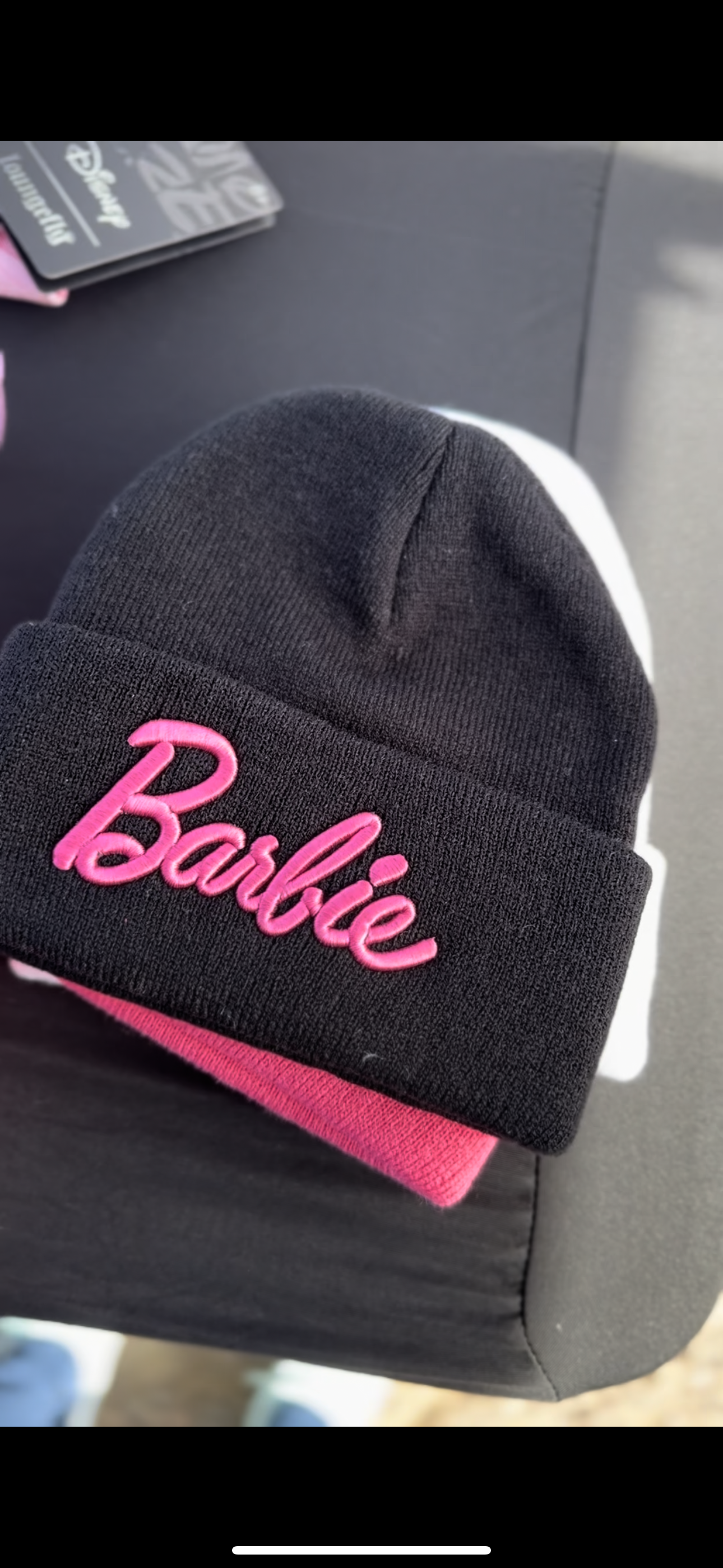 Pink beanies