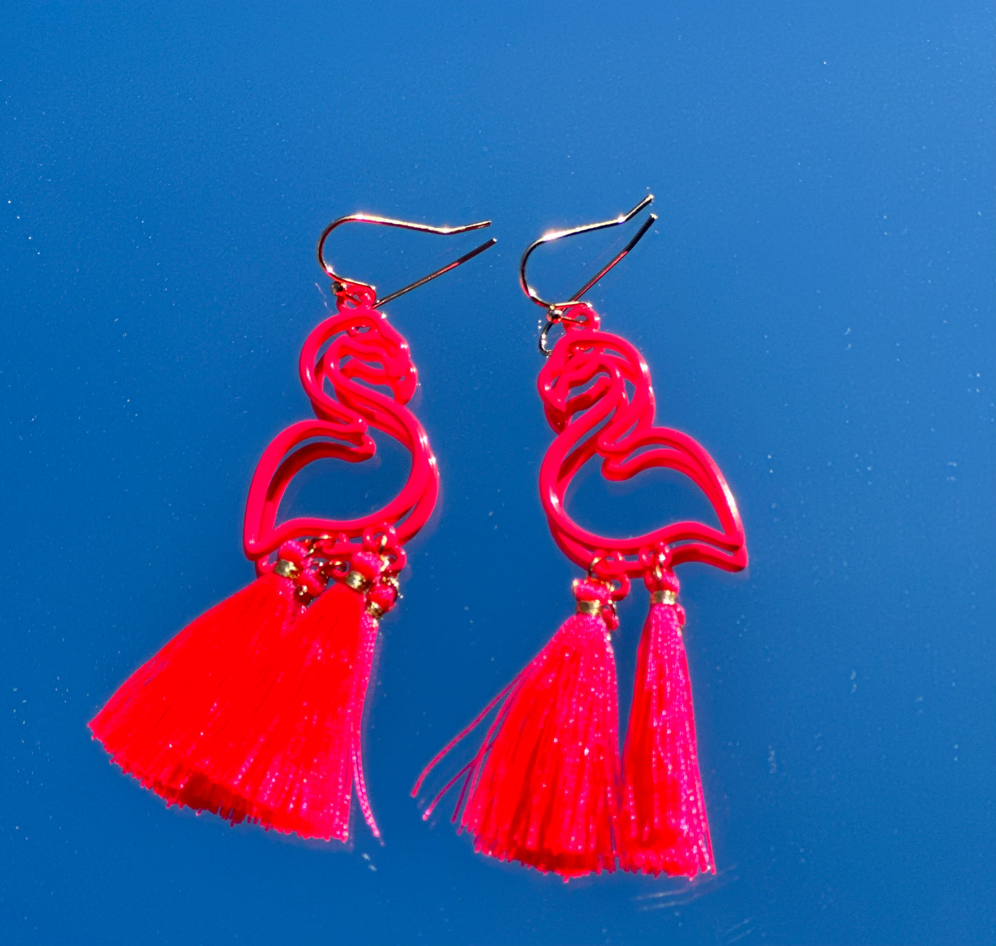 FLAMINGO PINK EARRINGS