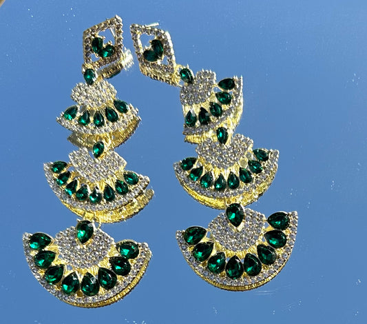 GREEN ENVY EARRINGS