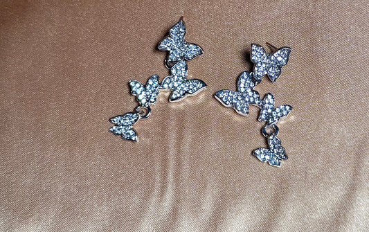 BUTTERFLY DANGLE EARRINGS